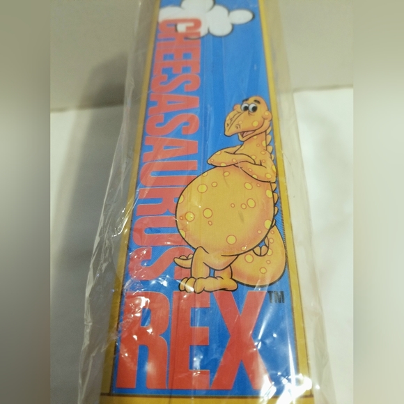 Vintage 1991, Kraft Macaroni & Cheese Cheeseasaurus Rex Tin, NEW in PACKAGE - Picture 5 of 16
